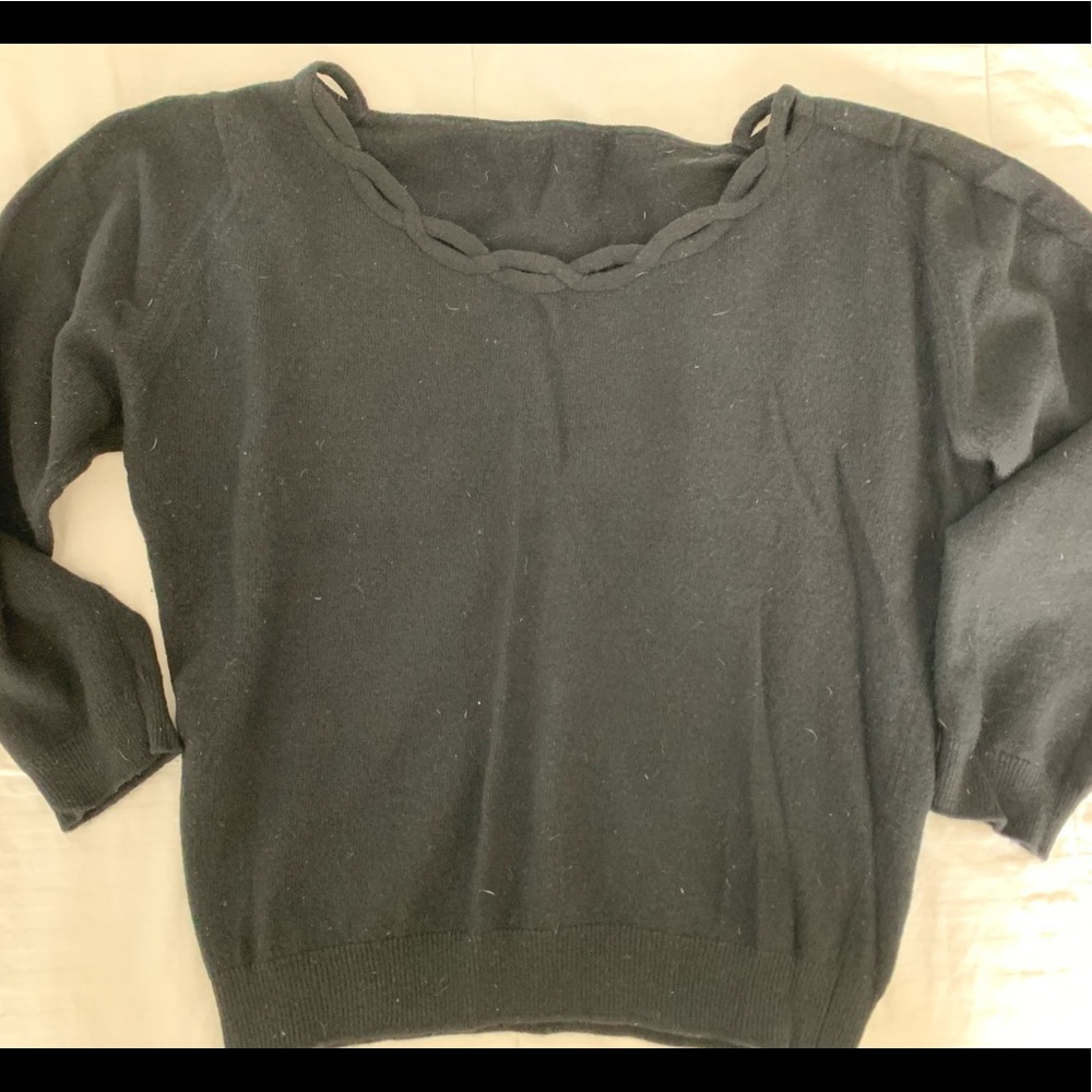 Vintage 1960’s Sweater with scalloped neckline.